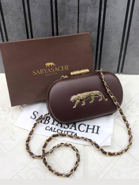 Sabya Inspired Premium Clutch with Detachable Chain