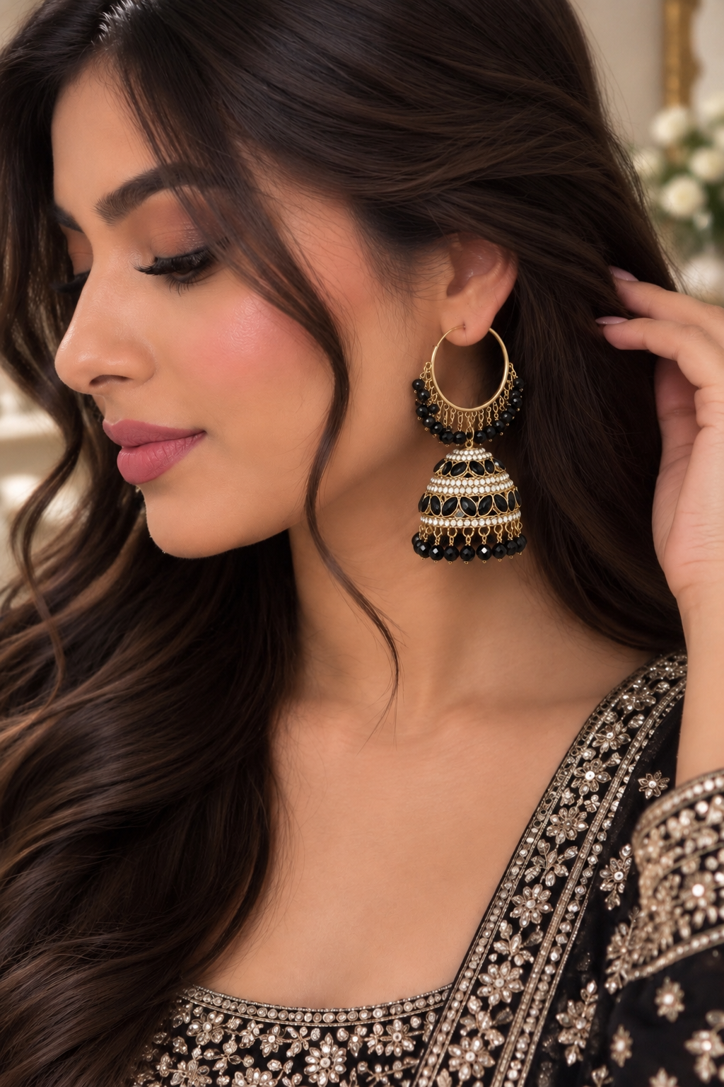 Haya Kashmiri Style Jhumkis