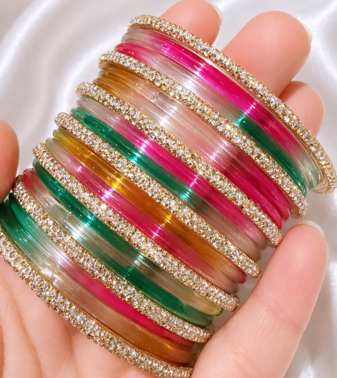 Ashnoor Glass Bangle Set