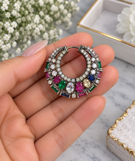 Sophia Nano Setting CZ Premium Hoop Earrings
