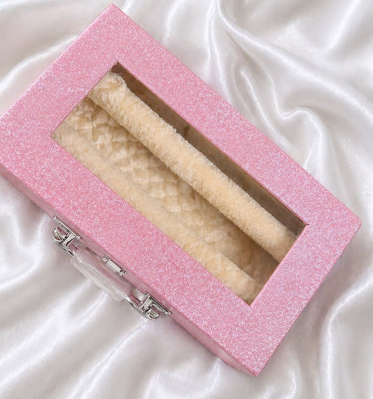 Pink Sparkly Two Rod Bangle Box