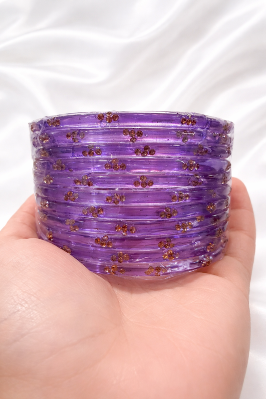 Sophia Glass Bangle Set