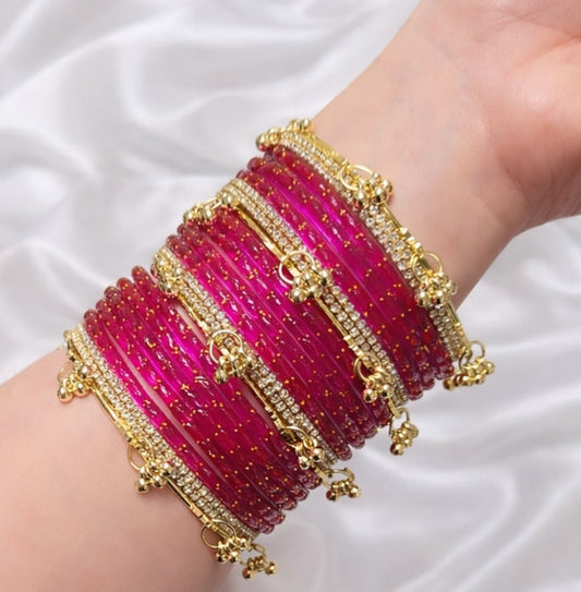 Sana Glass Bangle Set