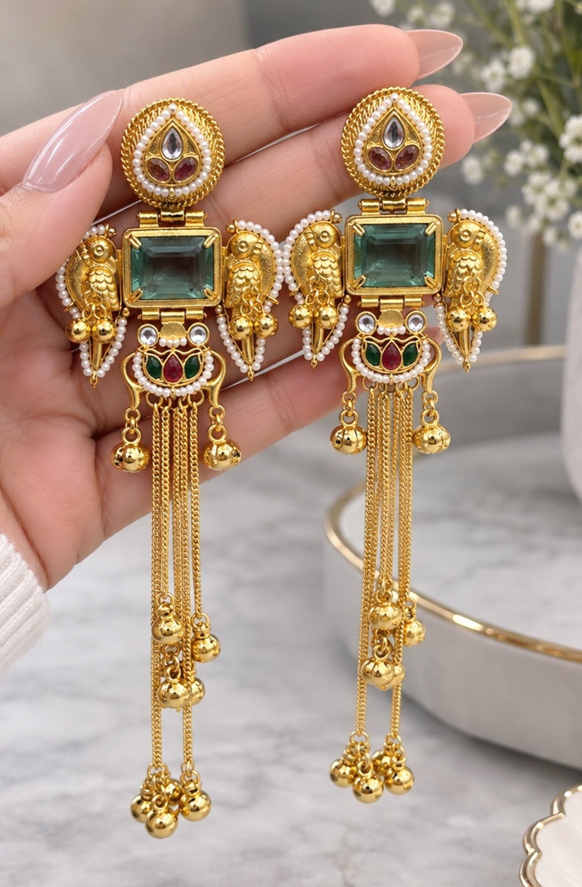Sia Kashmiri Style Earrings