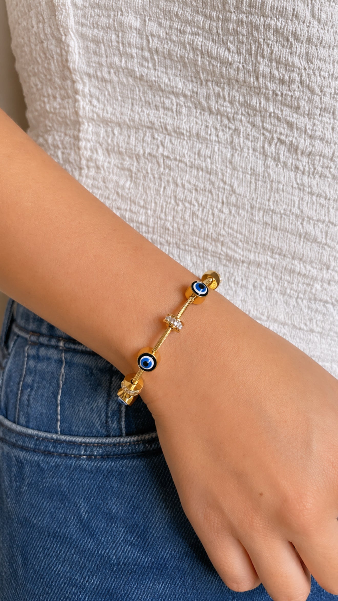 Simran Evil Eye Anti Tarnish Bracelet