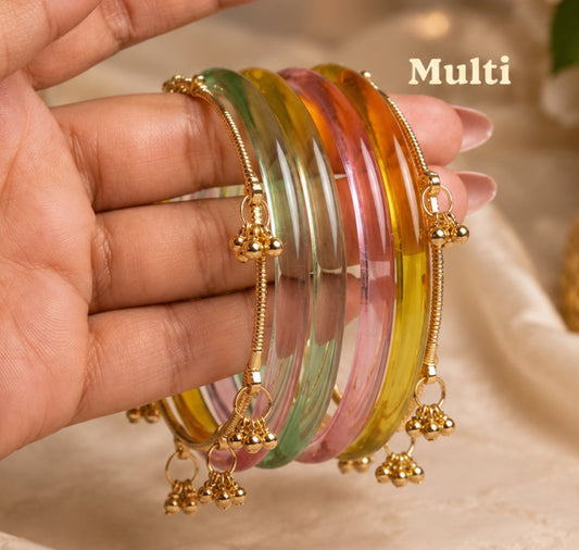 Noor Glossy Bangle Set- For Both Hands