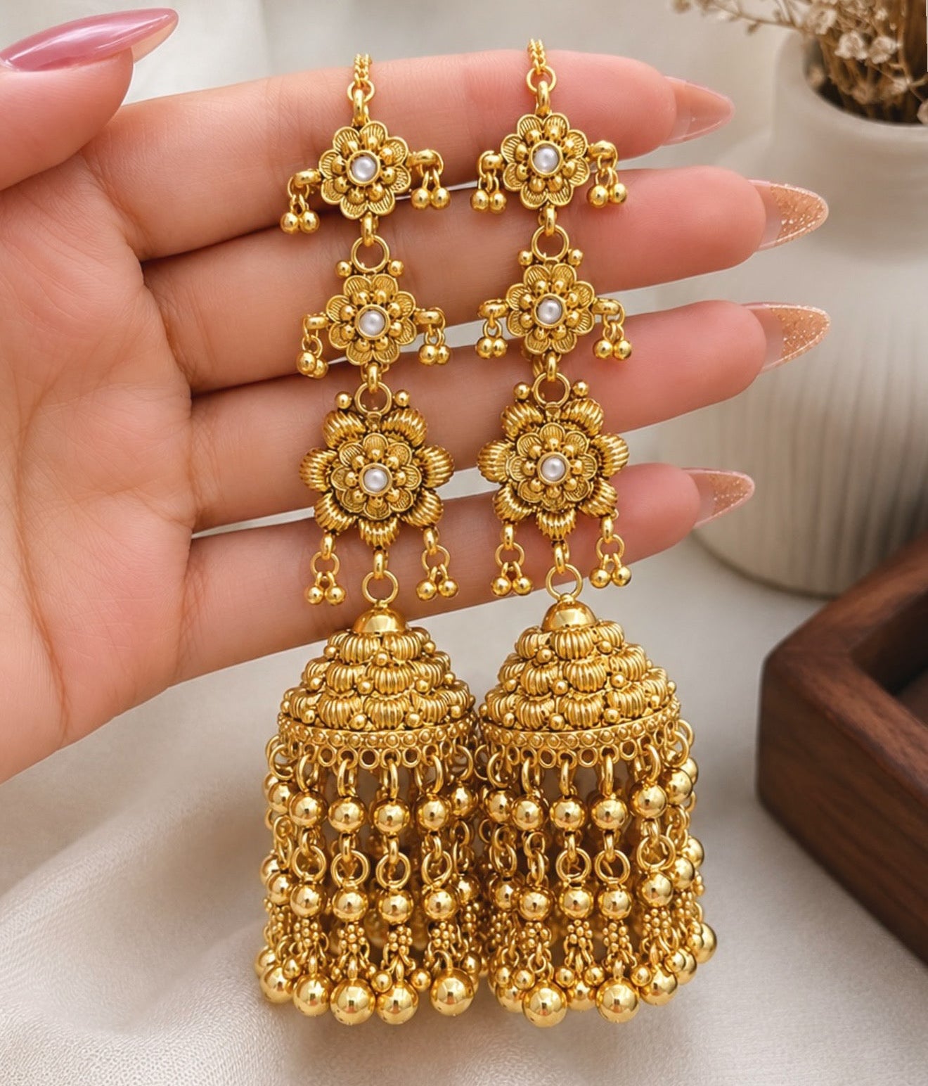 Ishita Premium Quality Gold Plated Earrings