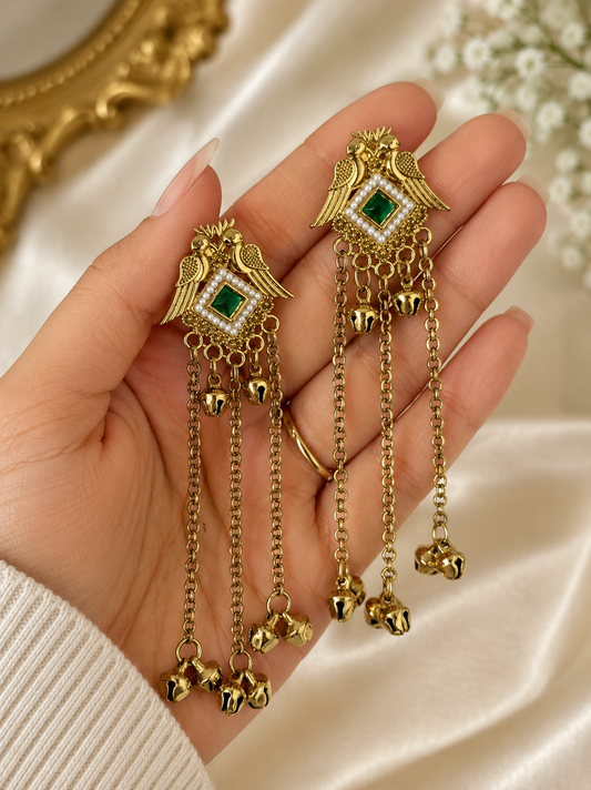 Shweta Lightweight Kashmiri Earrings