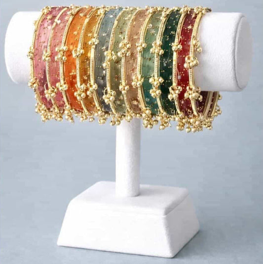 Kritika Glass Kashmiri Multi Color Bangle Set