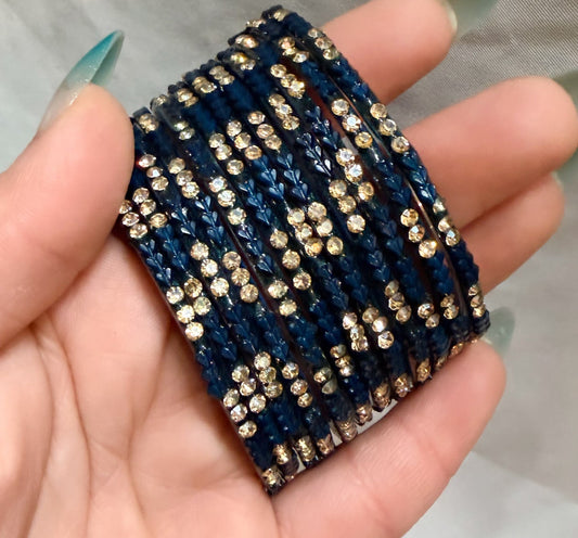 Sophia Glass Bangle Set