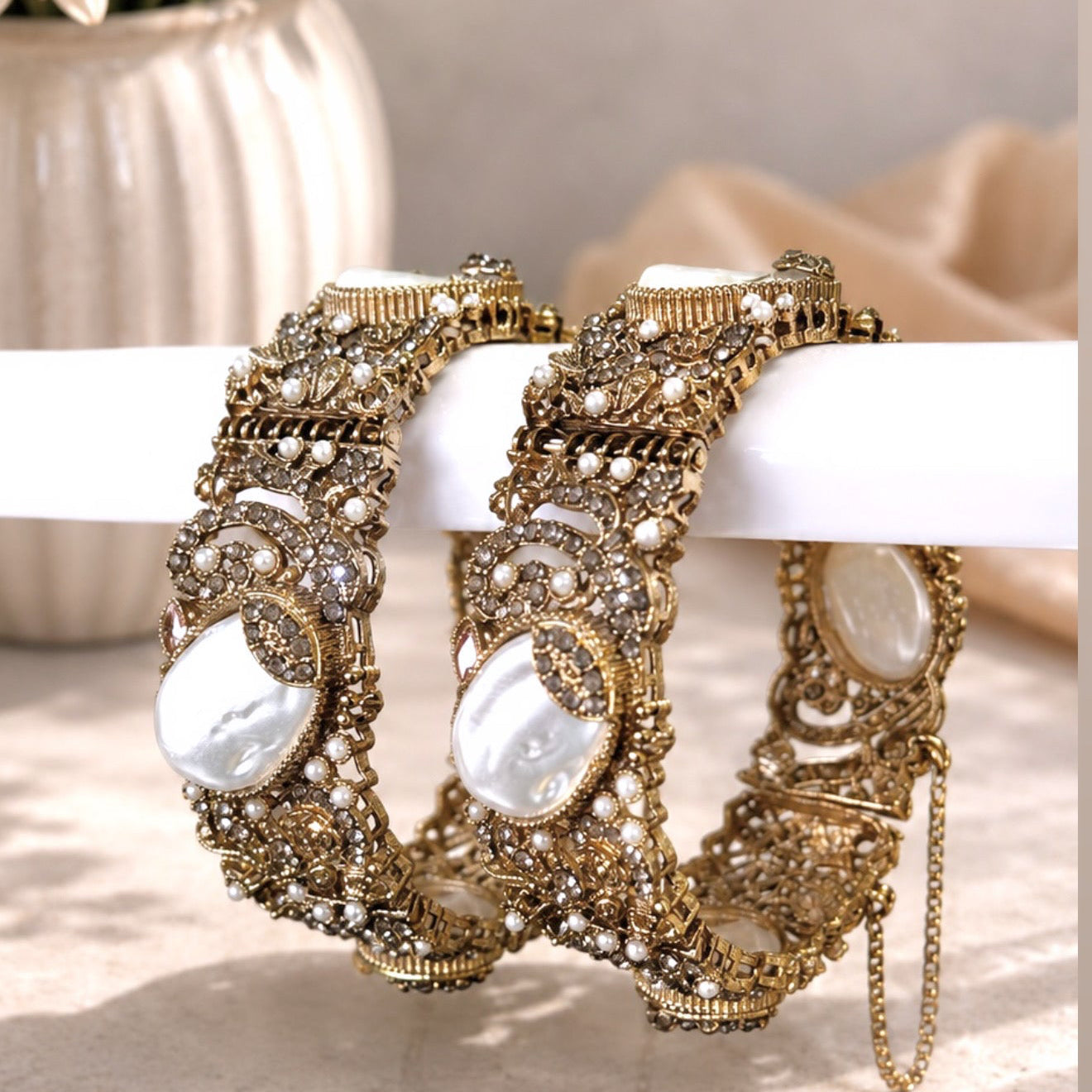 Deniz Turkish Style Openable Bangle Set