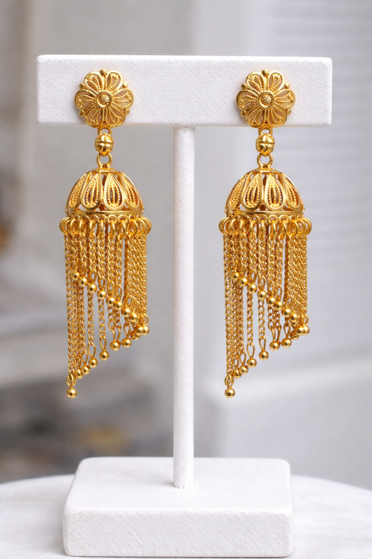 Gold Plated Jhumkis