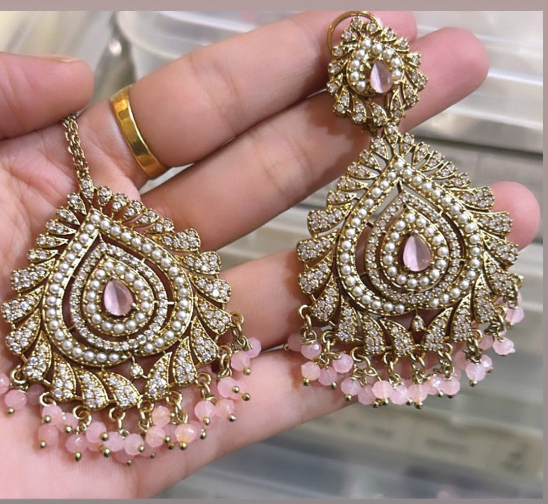 Neha Earrings & Tikka Set