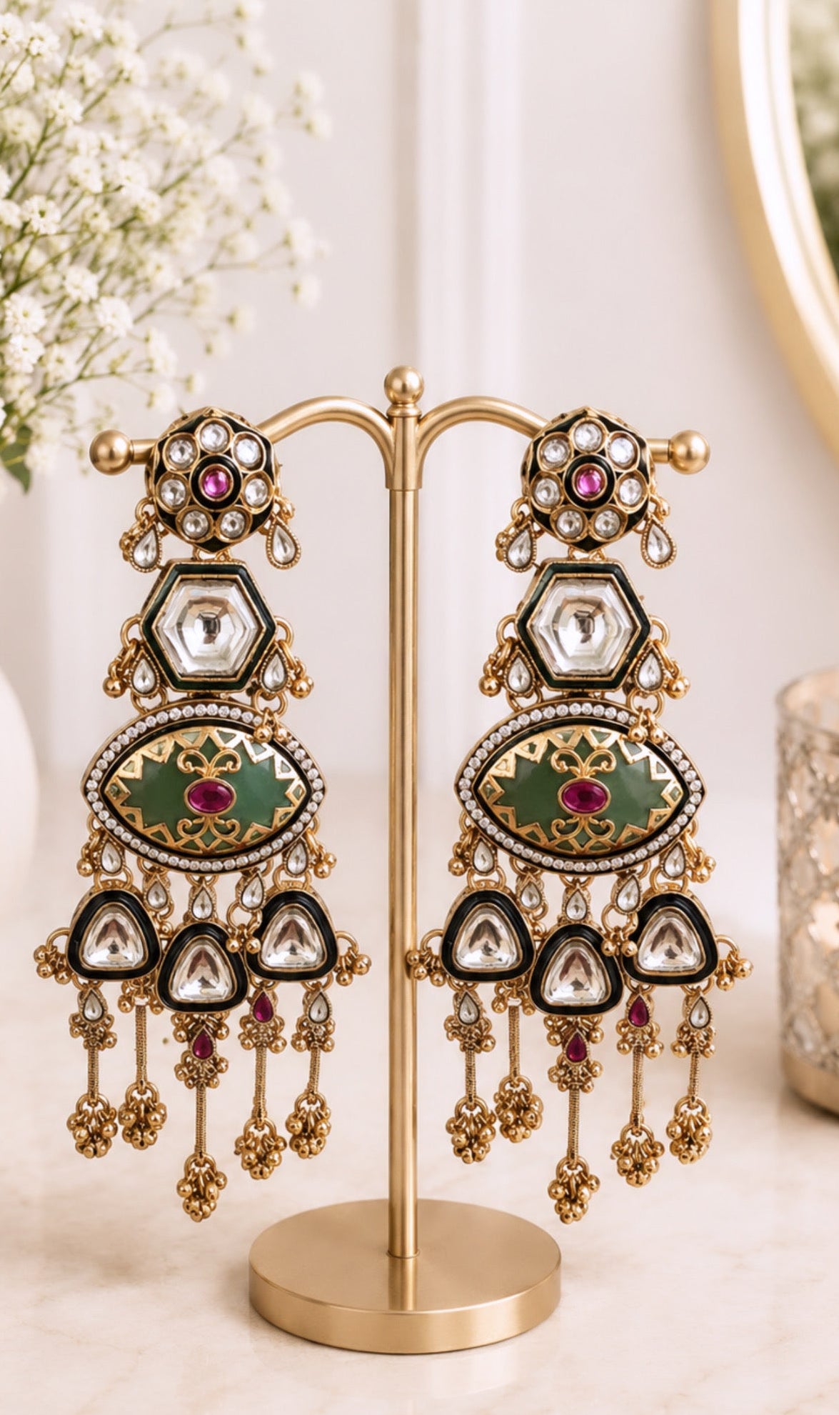 Tania Heritage Style Premium Earrings