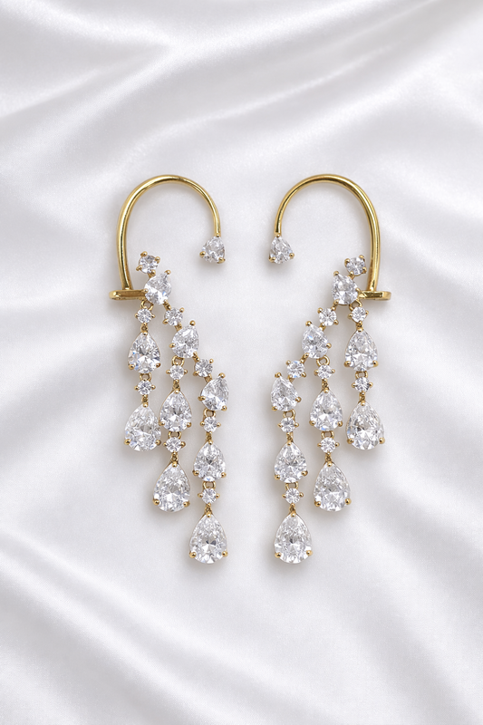 Kaira Dangling American Dimond Earrings
