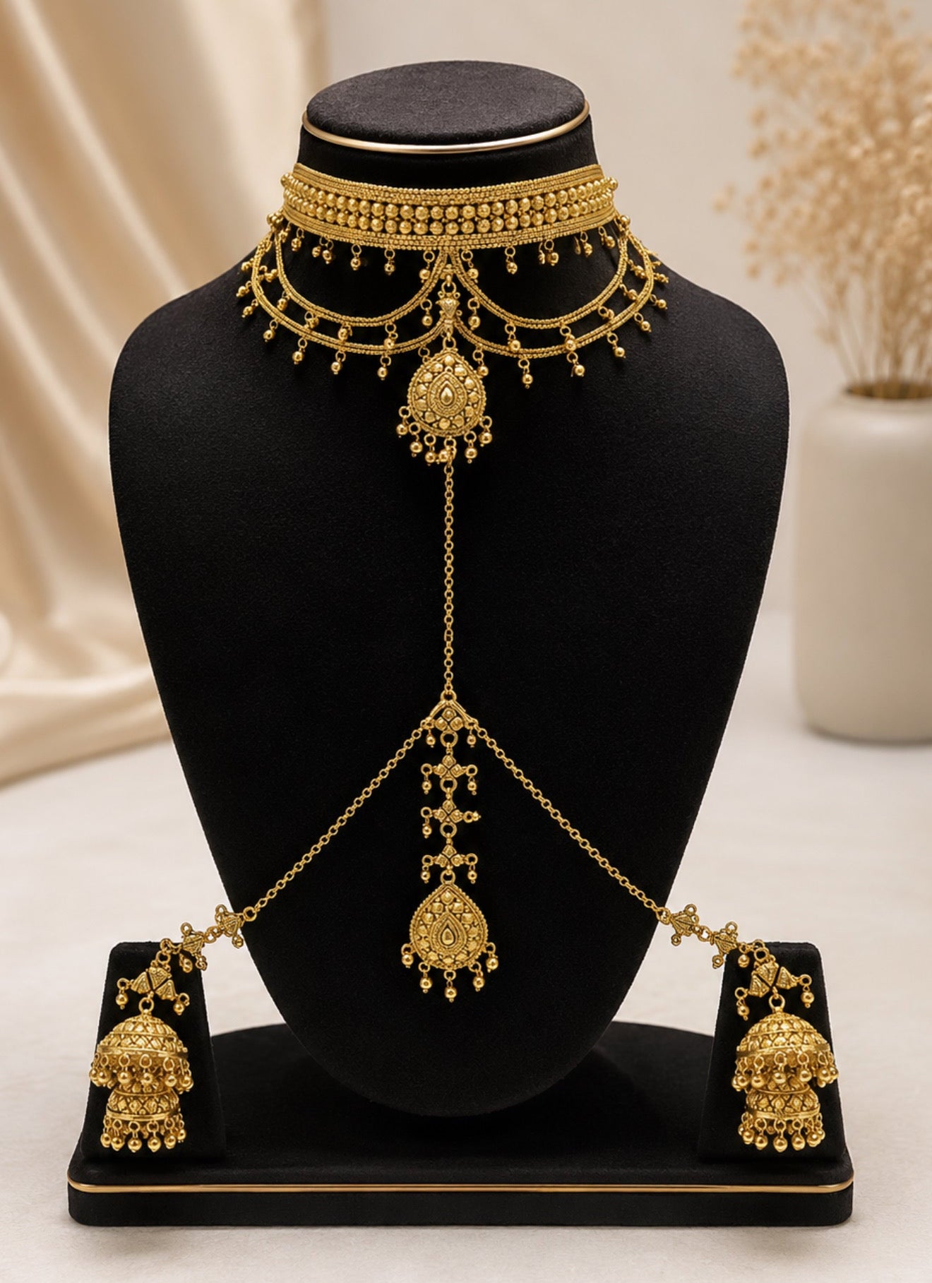 Anayah Premium Gold Plated Necklace Set