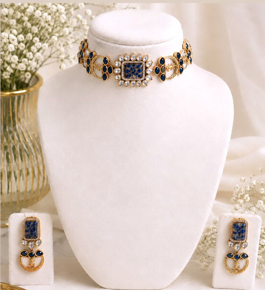 Sleek Sabya Inspired Choker Set