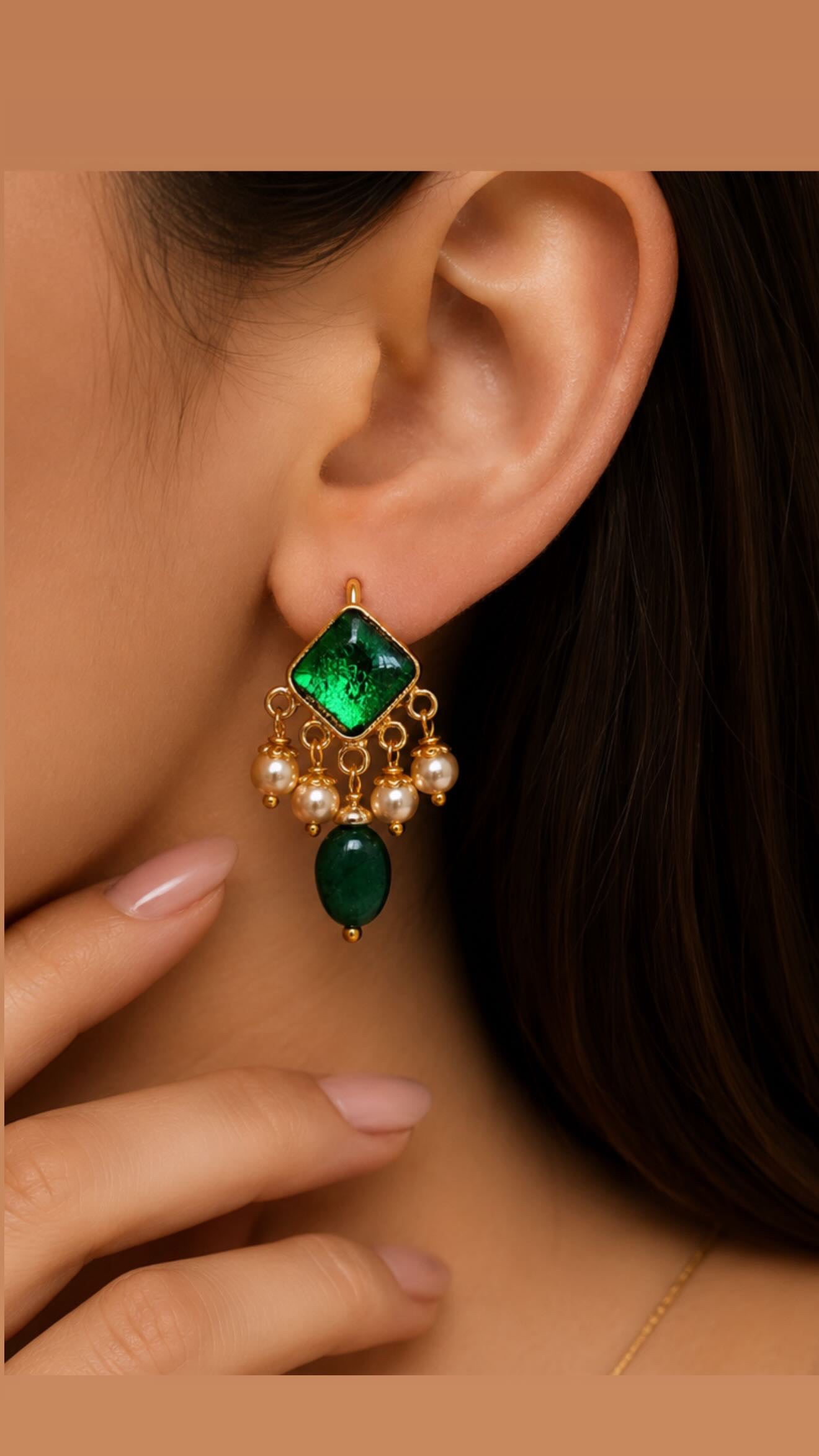 Punjabi Style Hook Mini Earrings