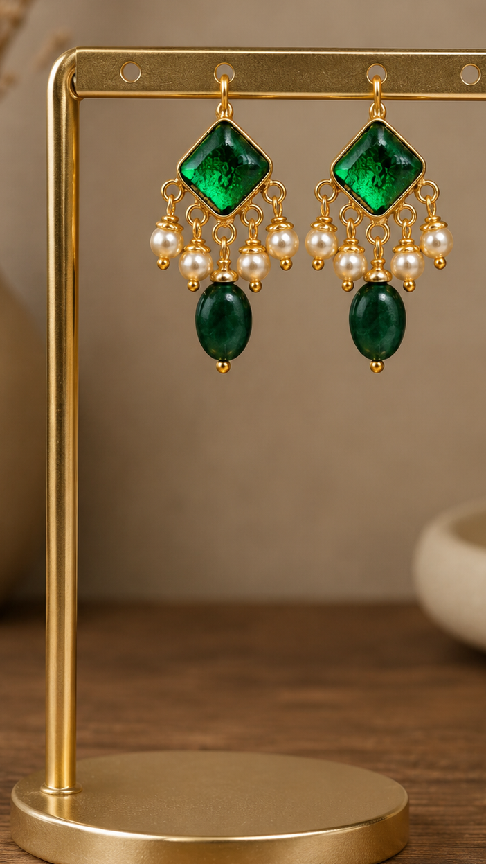 Punjabi Style Hook Mini Earrings
