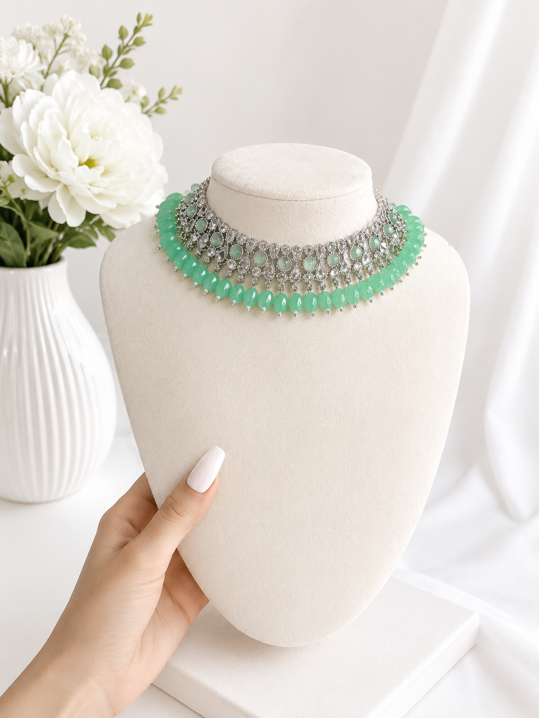 Sana Polki Necklace Set