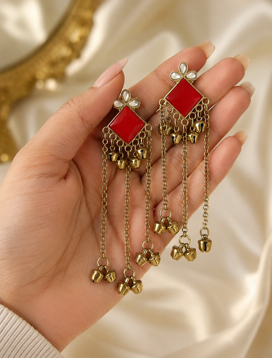 Shweta Lightweight Kashmiri Earrings