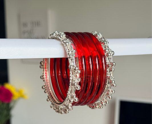 Nandini Glossy Bangle Set