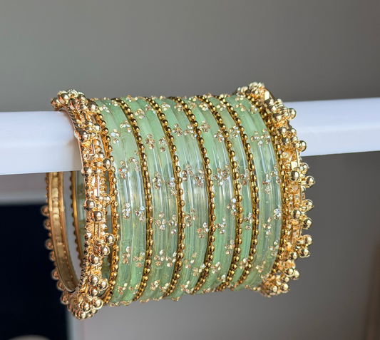 Sonam Glass Bangle Set