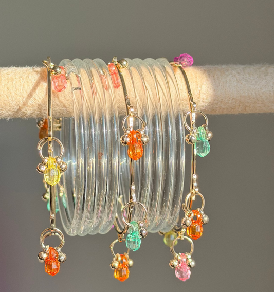 Sia Glass Bangle Set