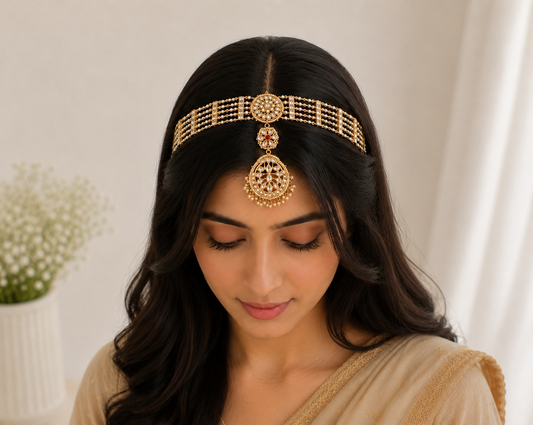 Nina Sheesh Pati/Hair Accessory
